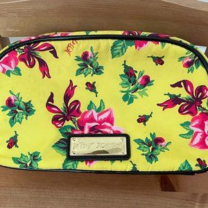 Betsey Johnson Large Floral Cosmetic Bag